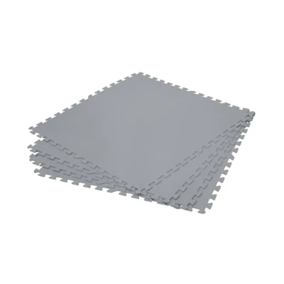Abbildung von Bestway Pool Bodenschutzfliesen Set 9 Stück á 78 x cm, grau