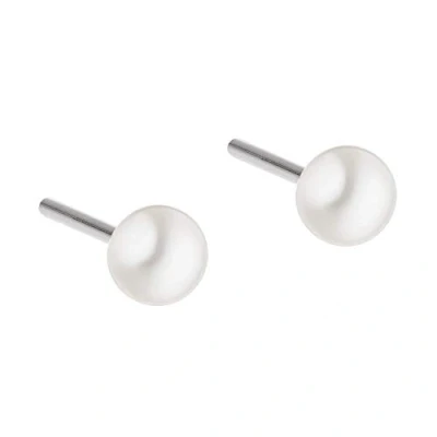Abbildung von Ernstes Design Paar Ohrstecker Edelstahl mit Süßwasser Perle E145