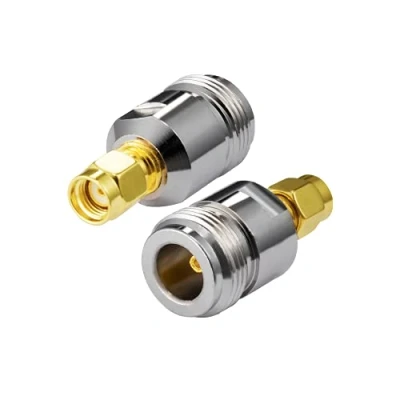 Abbildung von Vecys RP SMA Stecker auf N Type Buchse WiFi Antennenadapter für WLAN Außen Antenne 4G Router Drahtloser Bluetooth (2 Stück)