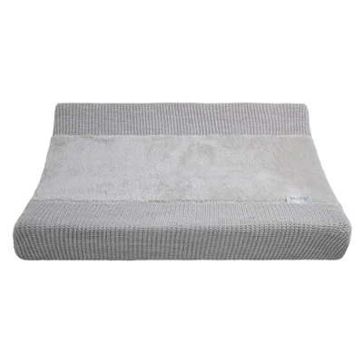 Abbildung von Baby&#039;s Only Baby Wickelauflagenbezug 45x70 cm Wickelauflage Hope Strickbezug für Wickelunterlage alle Standard Wickelauflagen Bezug Jungen und Mädchen Dusty Grey