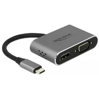 Abbildung von DeLOCK USB Type C Adapter zu HDMI und VGA mit 3.0 Port PD