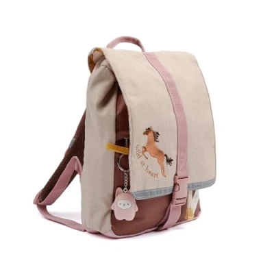 Abbildung von Fabelab Small WILD AT Heart Tagesrucksack für Kinder, Größe: One Size, Caramel