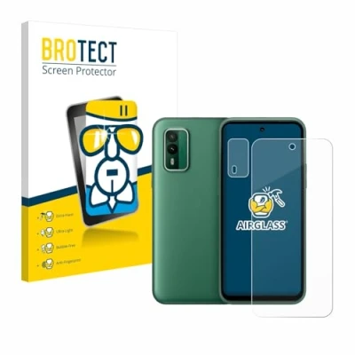 Abbildung von BROTECT Schutzglas für Nokia XR21 (Display+Kamera) Schutzfolie Panzer Folie Glas [Extrem Kratzfest 9H, Anti Fingerprint, Ultra Transparent]