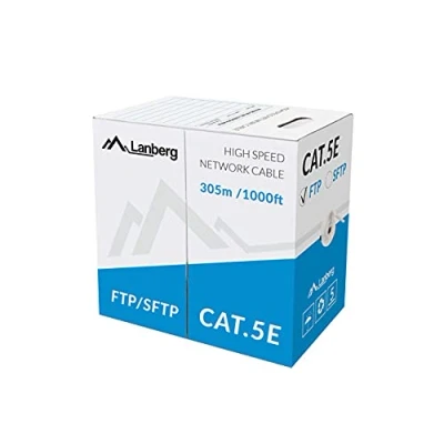 Abbildung von Lanberg LCF5 11CC 0305 S Stranded Netzwerkkabel Kat 5E FTP, 305m grau