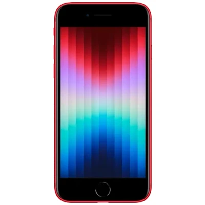 Abbildung von Apple iPhone SE 2022 128GB Rot mit klarmobil Vertrag unbegrenzt telefonieren + 40000 MB 5G/LTE