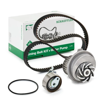 Abbildung von INA 530 0147 30 Wasserpumpe + Zahnriemensatz mit OPEL: Frontera A Sport SUV Cabrio, Vectra Limousine, CC
