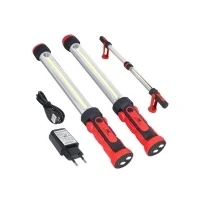 Abbildung von Maclean LED Arbeitsleuchte MCE230, fest integriert, Dual Verbindungsmöglichkeit, kabelloser wiederaufladbarer Akku, 1200 Lumen, 2 Beleuchtungsmodis