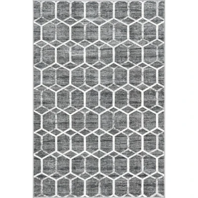 Abbildung von Myflair Möbel &amp; Accessoires Teppich &quot;Titan Trellis&quot;, rechteckig, Kurzflor, gewebt, modernes geometrisches Design