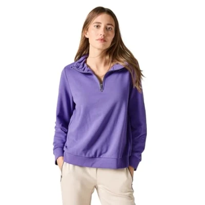 Abbildung von Cecil MIT Stickerei Sweatshirt, Damen, Größe: Small, Lila