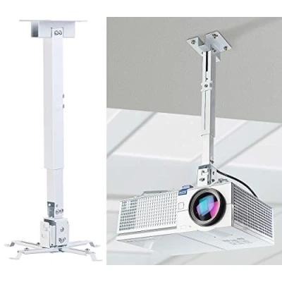 Abbildung von dream audio Beamer Wandhalterung: Universal Wand und Decken Halterung für Beamer, 43 bis 65 cm Tiefe (Beamer an befestigen, Deckenhalter, Projektor)