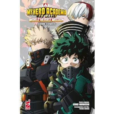 Abbildung von World heroes&#039; mission. My Hero Academia. The movie. Anime comics
