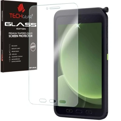 Abbildung von TECHGEAR Matte Glas kompatibel mit Samsung Galaxy Tab Active 5 8,0 (SM X306) 2024 Schutzfolie Matt Auflage Blendschutz gehärtetes Displayschutz Folie