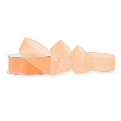 Abbildung von Creativery Organzaband 25mm x 25m Apricot