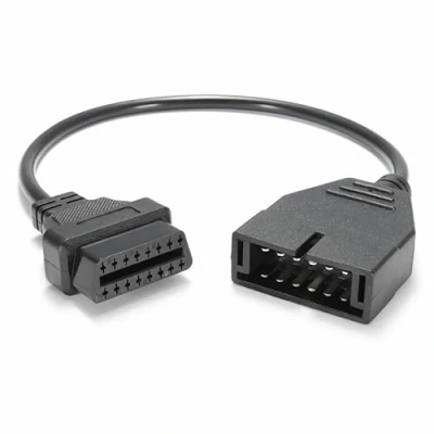Abbildung von Bolwins K56C OBD1 auf OBD2 Adapterkabel 40 cm 12 Pin 16 Diagnosekabel für GM Fahrzeuge, geeignet Chevrolet, einfache Fehlerauslesung, Auto und Scanner