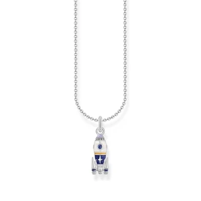 Abbildung von Thomas Sabo Kette mit Raketen Anhänger 925 Sterlingsilber KE2225 347 7