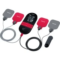 Abbildung von BEURER TENS EMS Gerät EM 59, mit 4 selbstklebenden Gel Elektroden (45 x 45 mm)