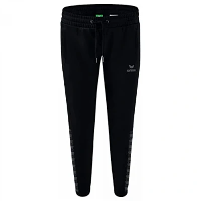 Abbildung von Erima Fussball TEAM Essential Joggingh Jogginghose, Damen, Größe: 40, Schwarzgrau