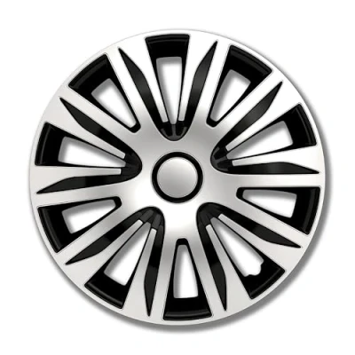 Abbildung von PETEX RB547515 Radzierblendenset Nardo, doppelt lackiert ABS, Silber, Größe 15 Zoll