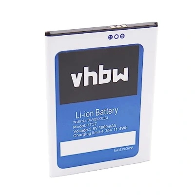 Abbildung von vhbw Akku kompatibel mit HomTom HT37 Handy Smartphone Telefon (3000mAh, 3,8V, Li Ion)