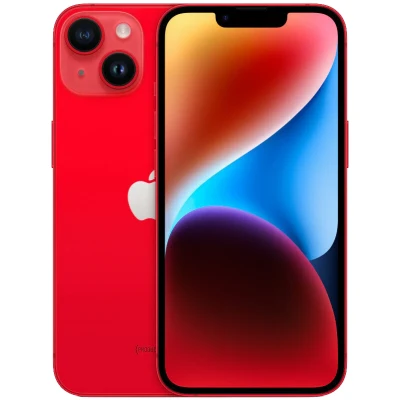 Abbildung von Apple iPhone 14 256GB Rot mit otelo Vertrag unbegrenzt telefonieren + 30000 MB 4G/LTE