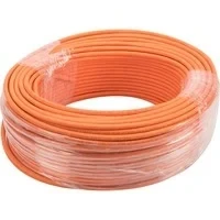 Abbildung von DIGITUS 25 m Cat 7 Netzwerkkabel S FTP (PiMF) Simplex BauPVO Dca LSZH Halogenfrei 1200 MHz Kupfer AWG 23/1 PoE+ Kompatibel LAN Kabel Verlegekabel Ethernet Orange
