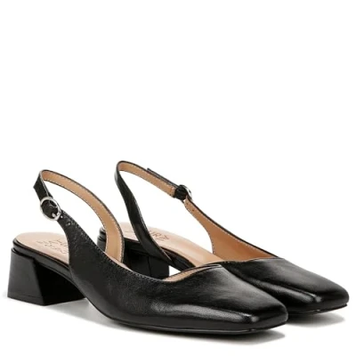 Abbildung von Naturalizer Jayla Slingballerina, Damen, Größe: 39, Black leather Schuhe