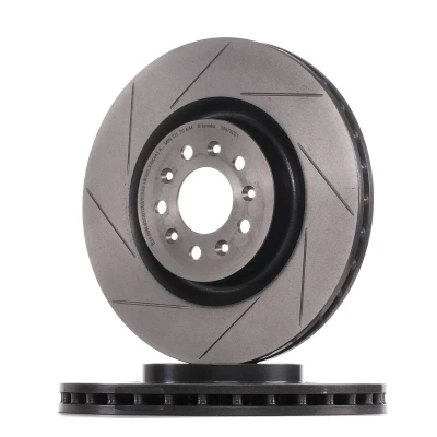 Abbildung von BREMBO COATED DISC LINE 09.8780.21 Bremsscheibe 355 32 5 geschlitzt, innenbelüftet beschichtet hochgekohlt mit Schrauben ASTON MARTIN: DB9 Volante
