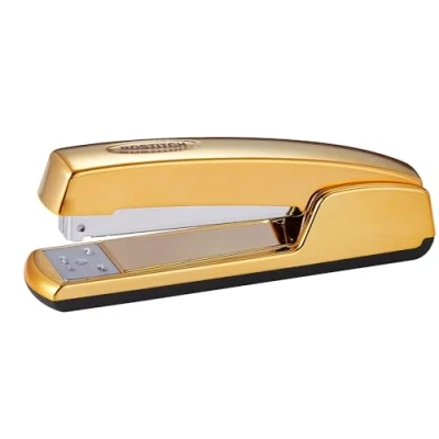 Abbildung von Bostitch Office B5000 GOLD Heftgerät aus Metall, 20 Blatt, goldfarben/Chrom