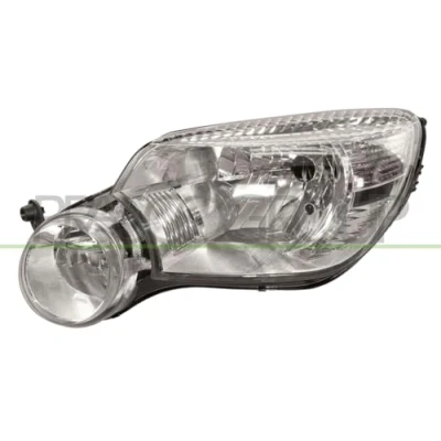 Abbildung von PRASCO SK7104904 Scheinwerfer links H7, H7/H4, H4 mit Nebelscheinwerfer Stellmotor für LWR SKODA: Yeti