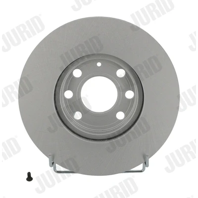 Abbildung von JURID 562069JC Bremsscheibe 256 24 4 100 Belüftet beschichtet mit Schrauben OPEL: Astra G CC, Cabrio, Caravan