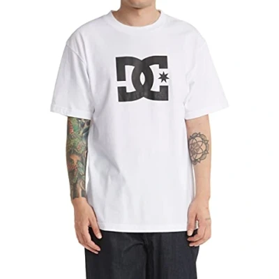 Abbildung von DC Shoes STAR Tshirt print, Herren, Größe: Medium, White