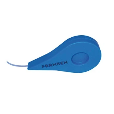 Abbildung von Franken GmbH S1428 Einteilungsband selbstklebend, wieder ablösbar, 4 mm x 10 m, graublau