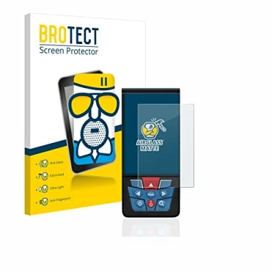 Abbildung von BROTECT Entspiegelungs Schutzglas für Bosch GLM 150 27c Schutz Folie Panzerfolie Glas Matt [Extrem Kratzfest 9H, Anti Reflex, Fingerprint]