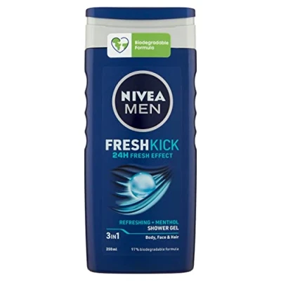 Abbildung von 6er Pack NIVEA Men Duschgel 3in1 &quot;Fresh Kick&quot; 250ml