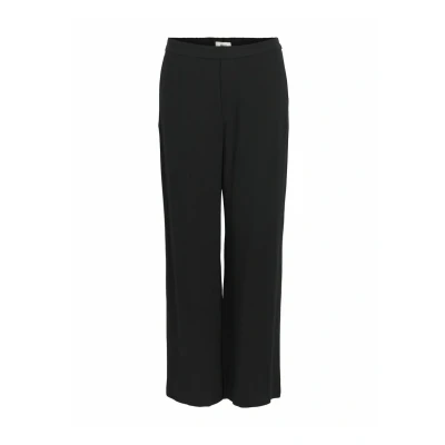 Abbildung von Object Jsanne Aline WIDE NOOS Stoffhose, Damen, Größe: 36, Black