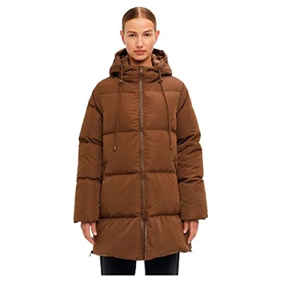 Abbildung von Object Objlouise NEW DOWN Jacket Daunenmantel, Damen, Größe: 34, Dark earth
