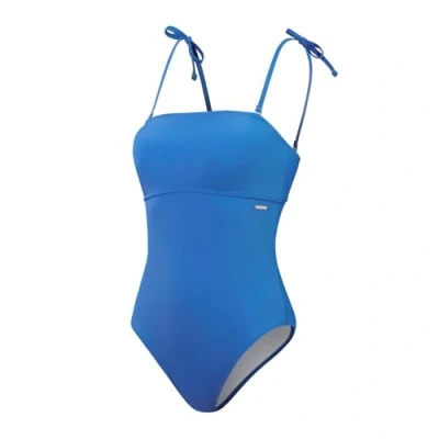 Abbildung von Speedo Women&#039;s Shaping Bandeau 1 Piece Badeanzug, Blau, 62