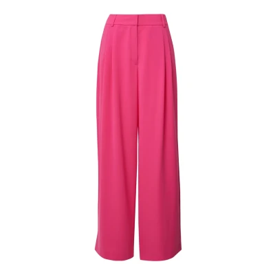 Abbildung von s.Oliver Black Label MIT Extra WIDE LEG Stoffhose, Damen, Größe: 32x32, Pink
