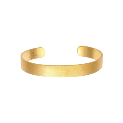Abbildung von Kuzzoi Basic CHIC Armband goldcoloured, Herren, Größe: 19, Gold coloured