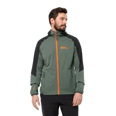 Abbildung von Jack Wolfskin Feldberg Softshelljacke, Herren, Größe: Small, Grün