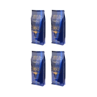 Abbildung von Caffe Camiscia Miscela Super Crema Kaffeebohnen 4 kg, Sparset (4 x 1000 g Packung)