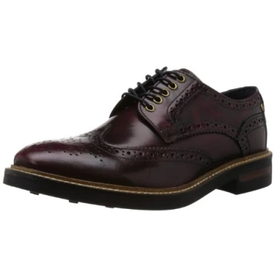 Abbildung von Base London Woburn Hi Shine Brogue LEATHER Herren