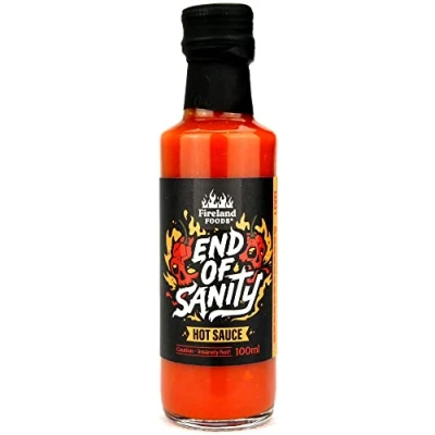 Abbildung von Fireland Foods End Of Sanity Sauce Chillisauce mit Carolina Reaper Chilli Extraktfreie Hot 100ml