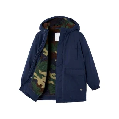 Abbildung von Vertbaudet Winterjacke für Kinder, Größe: 140, Nachtblau