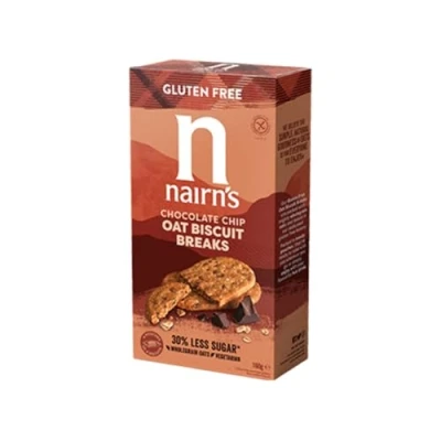 Abbildung von Nairn&#039;s Gluten Free Chocolate Chip Biscuit Breaks x12