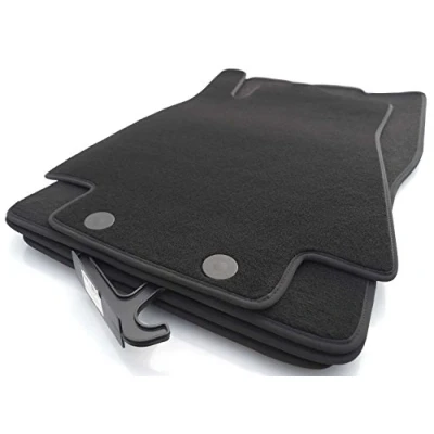 Abbildung von kh Teile Fußmatten A Klasse W169 Velours Automatten Set, 4 teilig, Schwarz, inkl. Original Befestigung