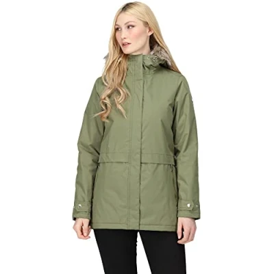 Abbildung von Regatta Damen Myla II wasserdichte, isolierte Parka Jacke, Grün Capulet, EU 40