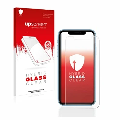 Abbildung von upscreen Schutzglas für Apple iPhone XR / 11 Schutzfolie, Glas Folie [Klar, 9H Panzerschutz, Anti Fingerprint]