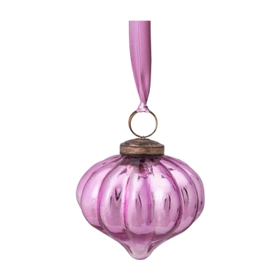 Abbildung von PIP STUDIO Ornament Glass Baumanhänger Light Pink 7,5 cm