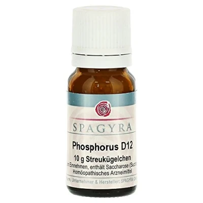 Abbildung von Phosphorus D 12 Globuli 10 g